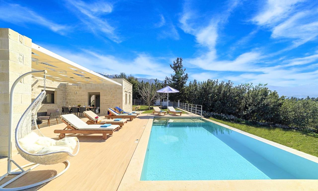 Orientem Villa Heated Pool Georgioupoli Esterno foto